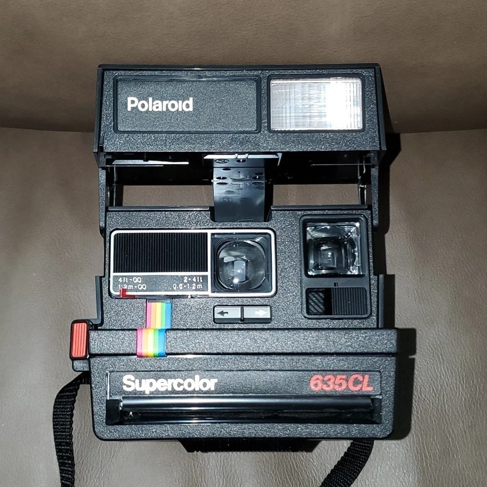 Polaroid Instant Camera Supercolor 635CL with Box (Untested)